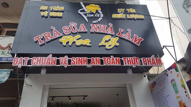 Mẫu bảng hiệu trà sữa đẹp - Ảnh 6
