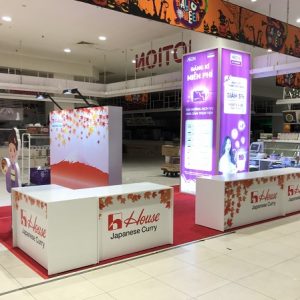Alternative view of Thi công booth quảng cáo sự kiện