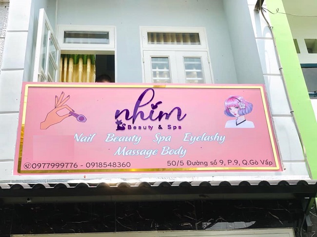 Mẫu bảng hiệu màu hồng dễ thương - Ảnh 6