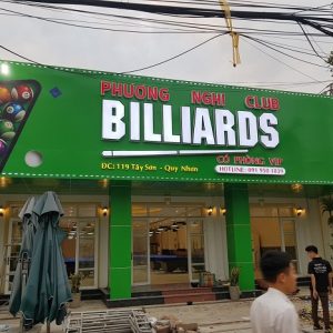 Alternative view of Mẫu bảng hiệu bida phong cách hiện đại