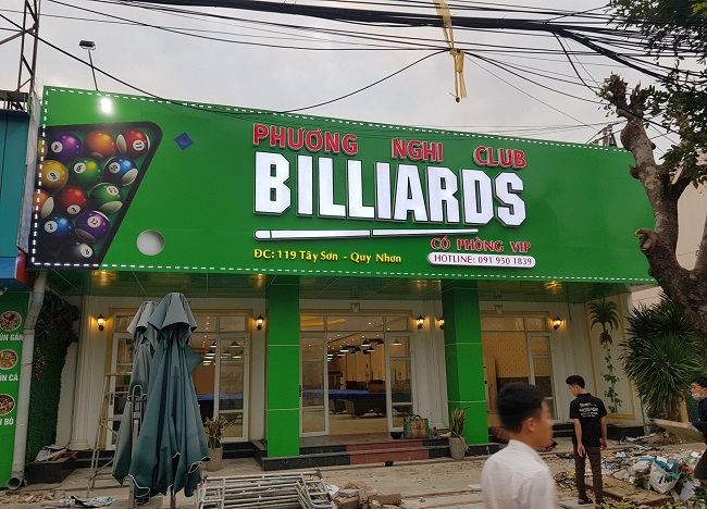 Mẫu bảng hiệu bida phong cách hiện đại - Ảnh 2