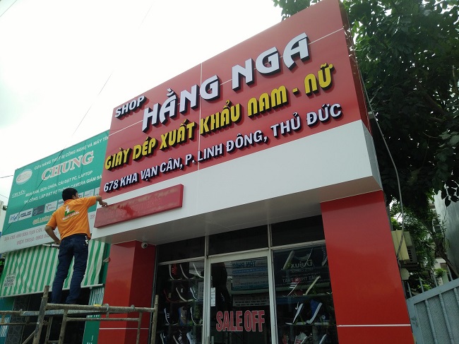 Biển quảng cáo shop giày dép - Ảnh 9