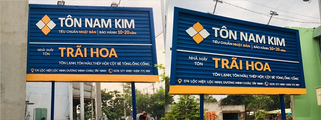 Mẫu bảng hiệu tôn sóng quảng cáo ấn tượng - Ảnh 4