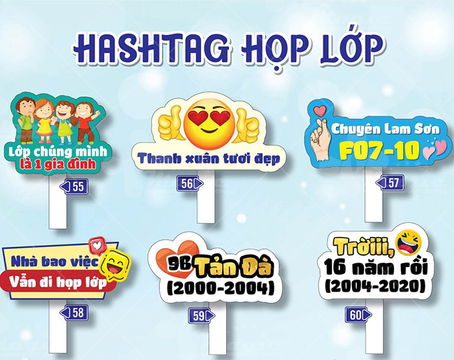 Mẫu bảng hashtag cầm tay chụp hình đẹp - Ảnh 7