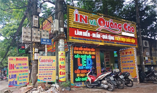 In quảng cáo lấy liền tại TPHCM