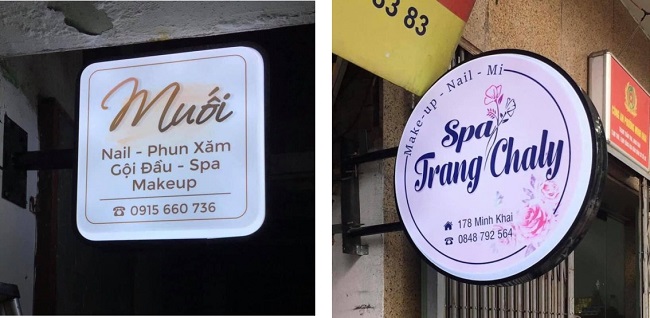 Biển quảng cáo phun xăm thẩm mỹ - Ảnh 8