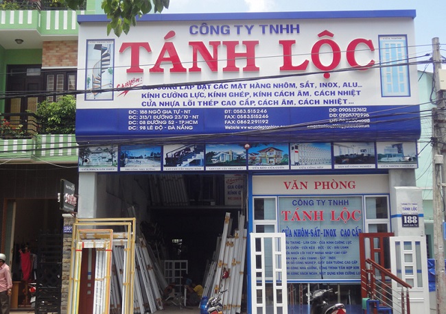 Mẫu bảng hiệu nhôm kính Xingfa đẹp - Ảnh 8