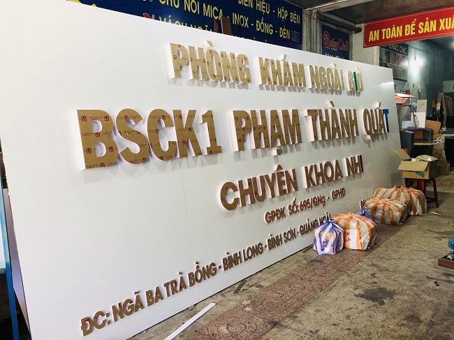 Mẫu bảng hiệu phòng khám ấn tượng - Ảnh 8