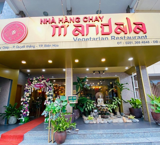 Mẫu bảng hiệu quán chay thanh tịnh - Ảnh 4