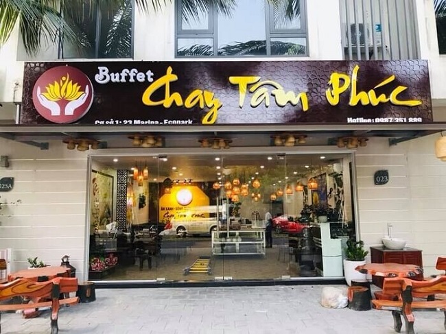 Mẫu bảng hiệu quán chay thanh tịnh - Ảnh 13