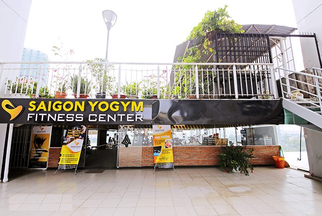 Bảng hiệu yoga gym aerobic - Ảnh 4