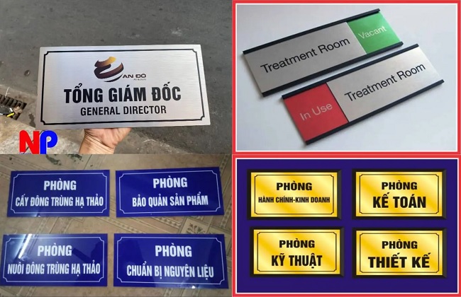 Biển phòng ban, bảng tên phòng - Ảnh 9