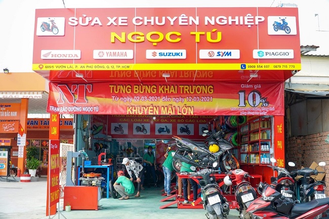 Mẫu bảng hiệu sửa xe máy - Ảnh 2