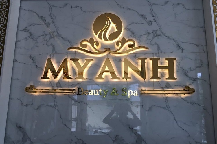 Logo bảng hiệu chữ nổi mica - Ảnh 2