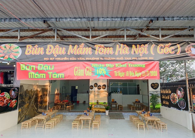 Bảng hiệu bún đậu mắm tôm - Ảnh 4