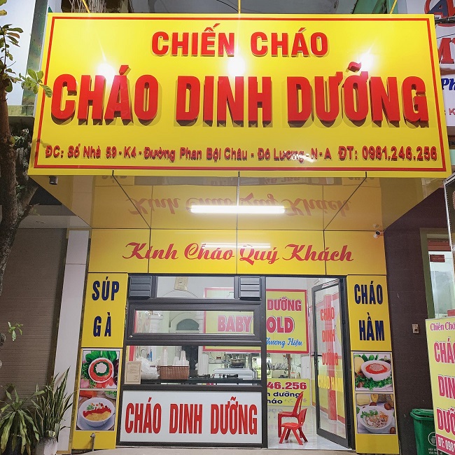 Mẫu bảng hiệu cháo dinh dưỡng cho bé - Ảnh 6