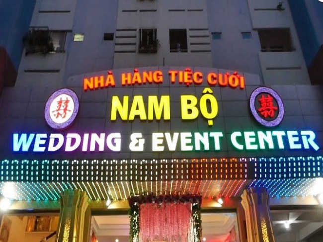 Bảng hiệu nhà hàng tiệc cưới sang trọng - Ảnh 5