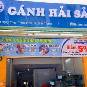 Alternative view of Biển quảng cáo hải sản tươi sống