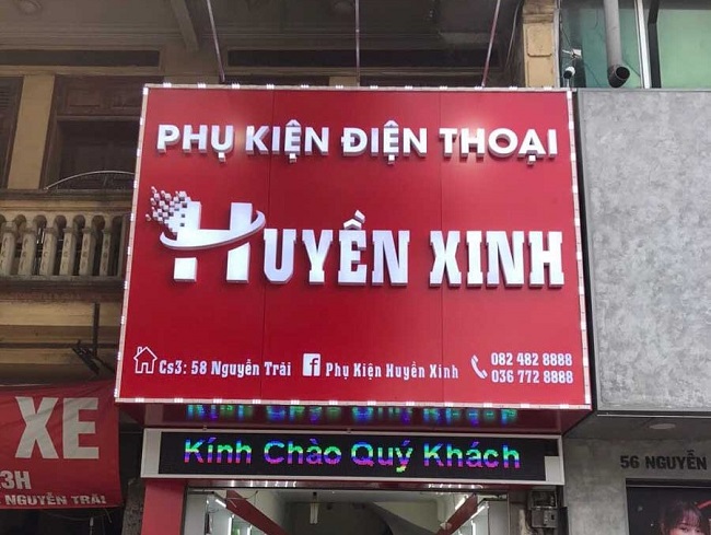 Bảng hiệu phụ kiện điện thoại - Ảnh 6