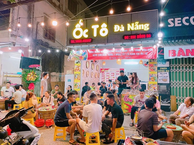 Mẫu bảng hiệu quán ốc cuốn hút - Ảnh 8