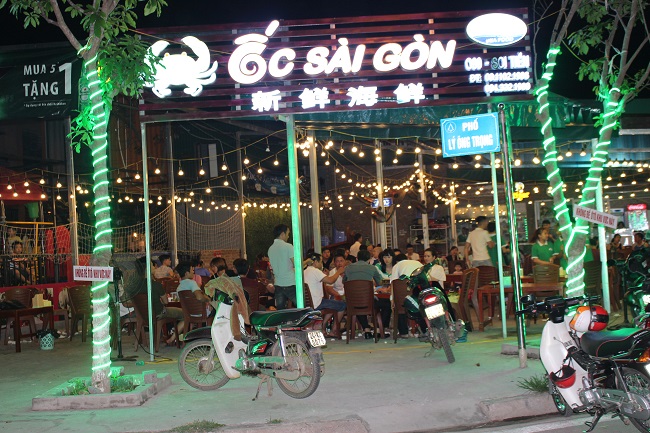 Mẫu bảng hiệu quán ốc cuốn hút - Ảnh 7