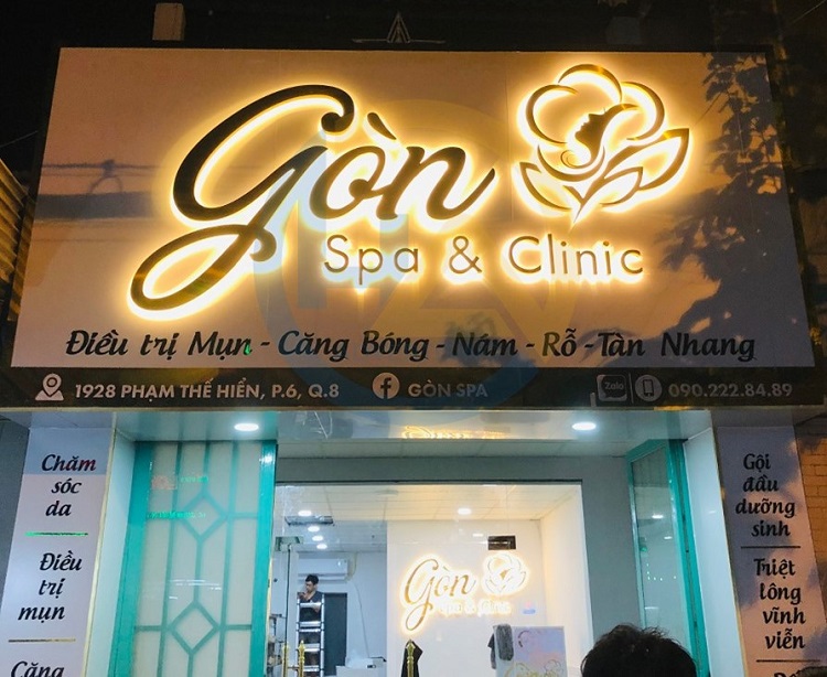 Mẫu bảng hiệu spa thẩm mỹ viện - Ảnh 6
