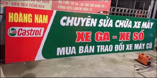 Mẫu bảng hiệu sửa xe máy - Ảnh 6