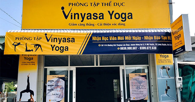 Bảng hiệu yoga gym aerobic - Ảnh 7