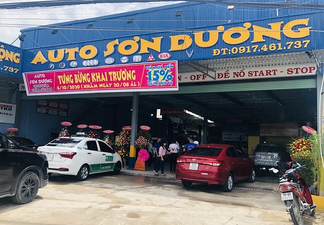 Mẫu bảng hiệu gara sửa xe ô tô - Ảnh 8
