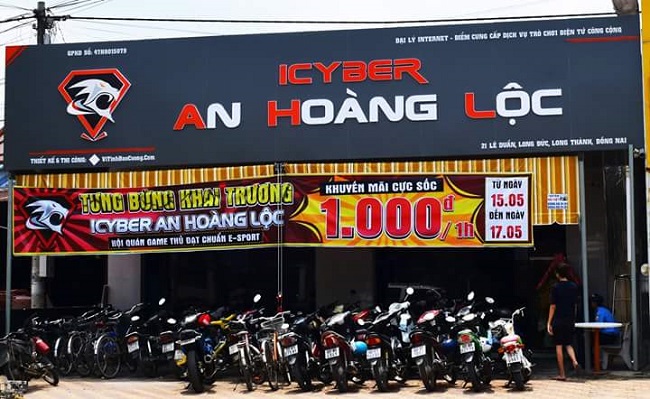 Biển quảng cáo quán net game thủ - Ảnh 8