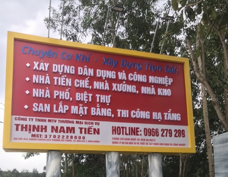 Biển quảng cáo cơ khí hàn xì - Ảnh 11