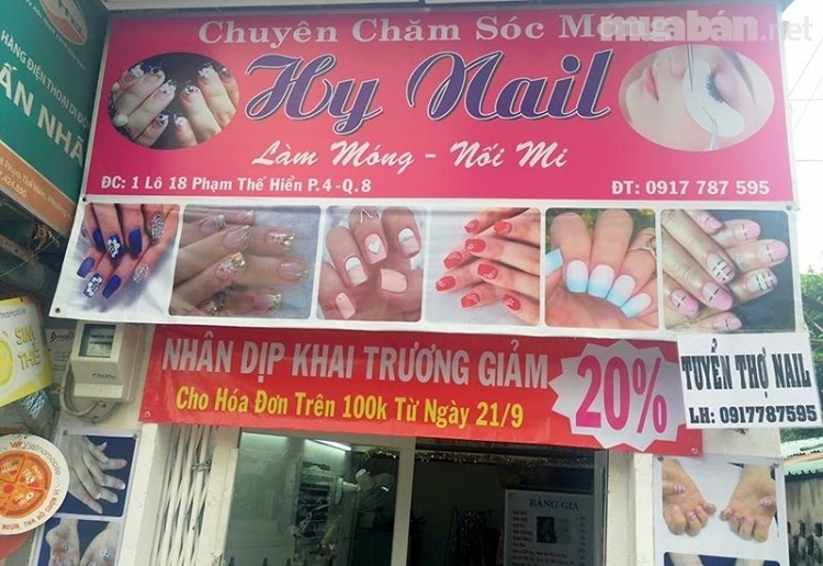 Biển quảng cáo tóc và móng hot - Ảnh 5