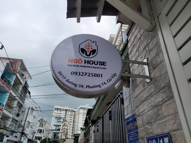 Mẫu bảng hiệu treo tường 2 mặt - Ảnh 6
