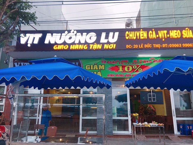 Biển quảng cáo tiệm vịt quay - Ảnh 6