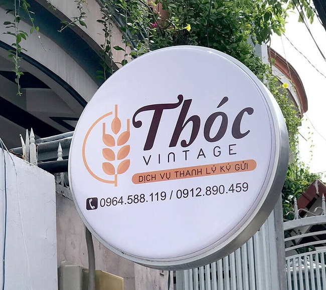 Mẫu bảng hiệu treo tường 2 mặt - Ảnh 3
