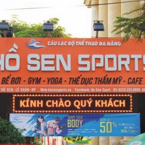 Alternative view of Bảng hiệu yoga gym aerobic