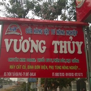 Alternative view of Mẫu bảng hiệu vật tư nông nghiệp