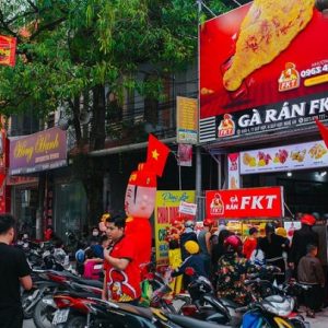 Alternative view of Mẫu bảng hiệu gà rán gà giòn